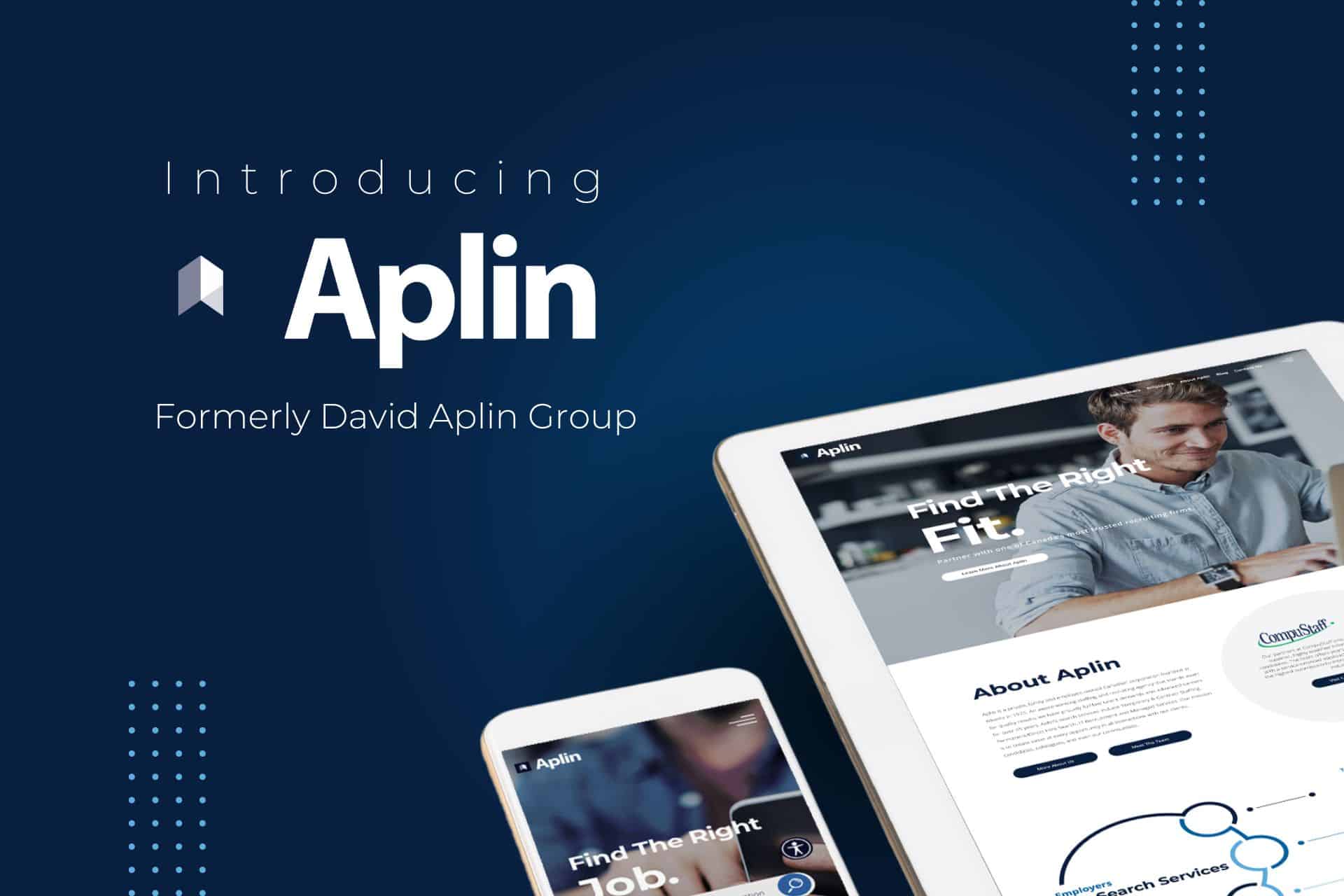 David Aplin Group Rebrands as Aplin, Launches New site Aplin