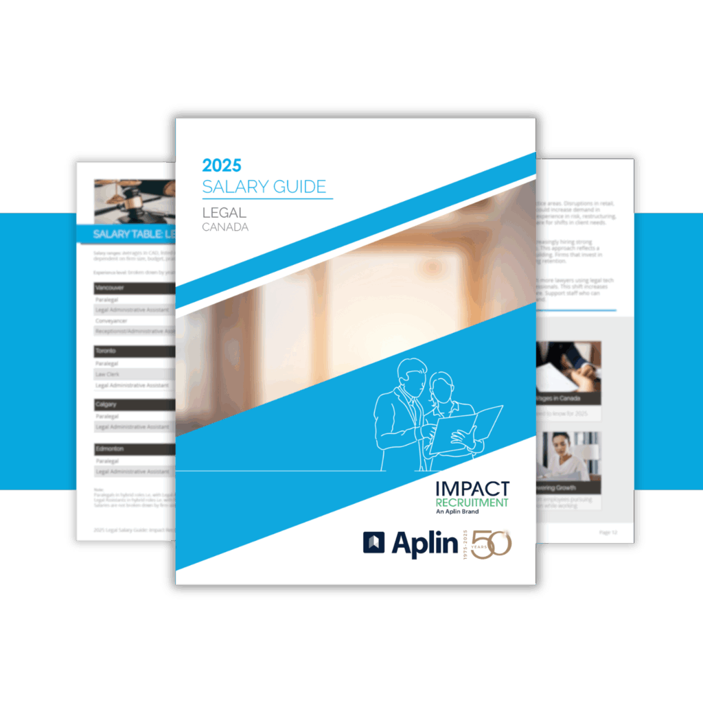 Salary Guide Legal Salary Guide Legal Aplin Impact Recruitment