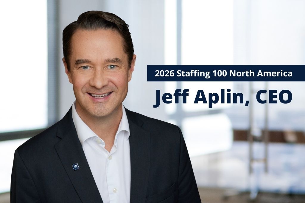 Jeff Aplin 2026 Staffing 100 North America SIA