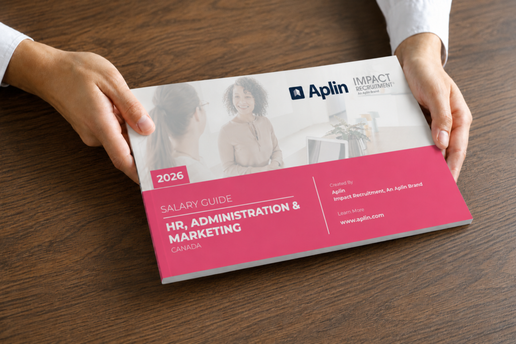 Aplin 2026 Salary Guide Human Resources Administration Marketing
